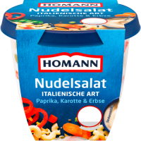 Homann Nudelsalat Italienische Art mit Paprika und Erbsen...