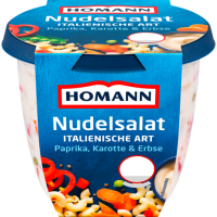Homann Nudelsalat Italienische Art mit Paprika und Erbsen...