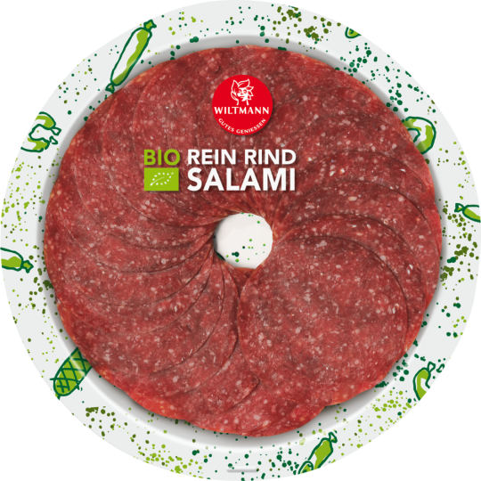Bio Wiltmann Rein Rind Salami 80g