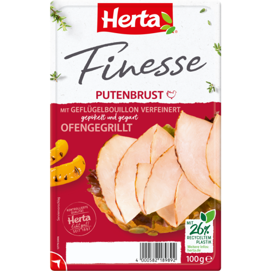 Herta Finesse Putenbrust im Ofen gegrillt 100g