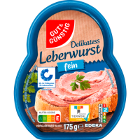 Gut & Günstig Leberwurst im Becher fein 175g QS