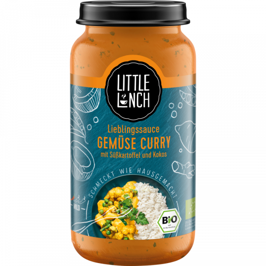 Bio Little Lunch Lieblingssauce Gemüse Curry 250ml