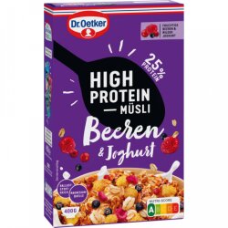 Dr.Oetker High Protein Müsli Beeren & Joghurt 400g