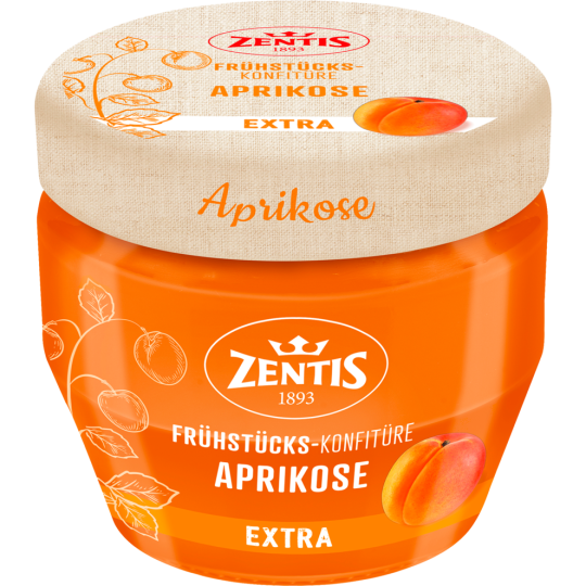 Zentis Frühstücks-Konfitüre Extra Aprikose 230g