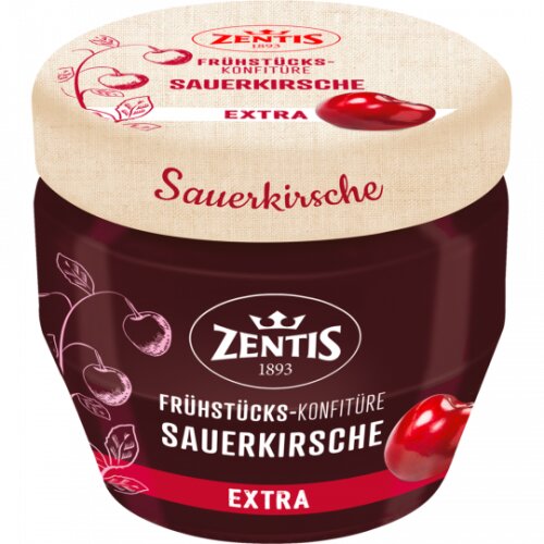 Zentis Frühstücks-Konfitüre Extra Sauerkirsche 230g