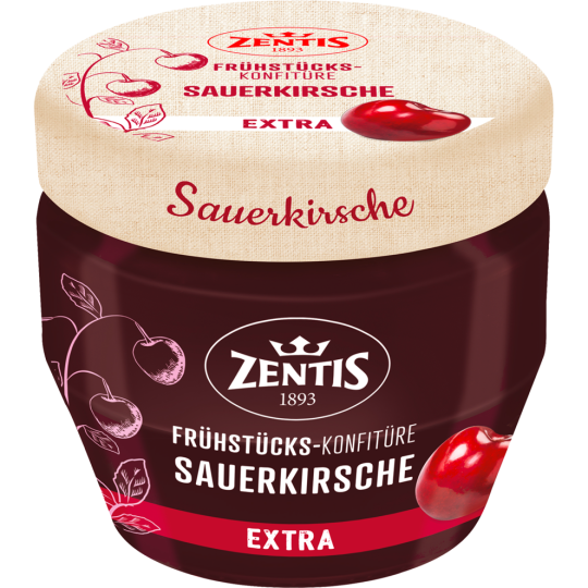 Zentis Frühstücks-Konfitüre Extra Sauerkirsche 230g