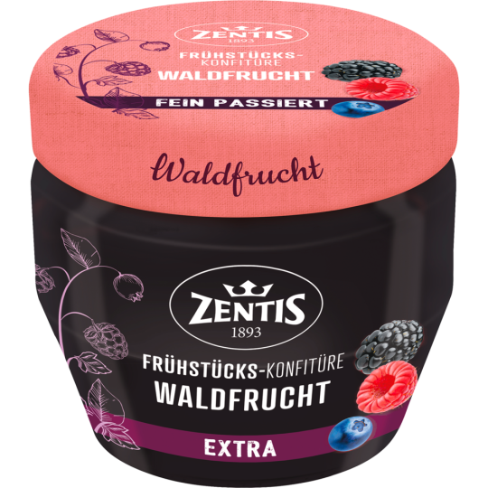 Zentis Frühstücks-Konfitüre fein passiert Waldfrucht 230g