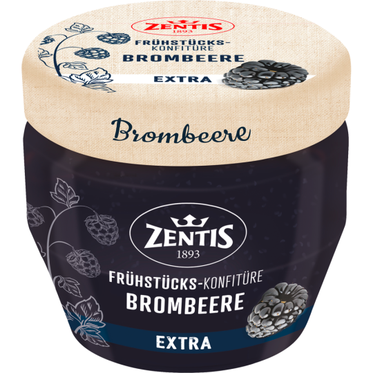 Zentis Frühstücks-Konfitüre Extra Brombeere 230g