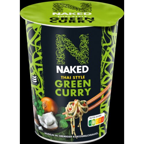 Naked Nudeln Green Curry 78g