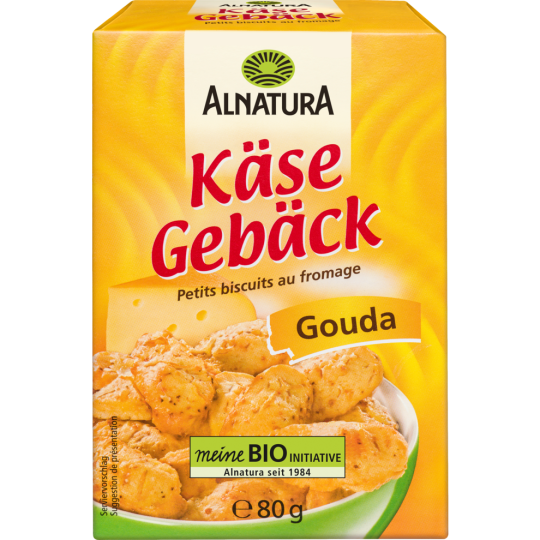 Bio Alnatura Käsegebäck Gouda 80g