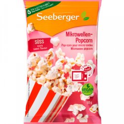 Seeberger Mikrowellen-Popcorn süß 90g
