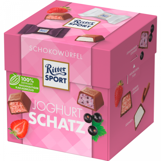Ritter Sport Schokowürfel Joghurt Schatz 176g