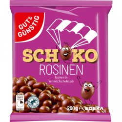 GUT&GÜNSTIG Schoko Rosinen in...
