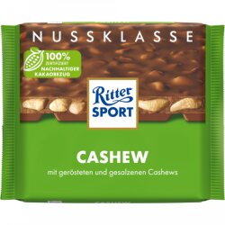 Ritter Sport Nuss Klasse Cashew Tafel 100g