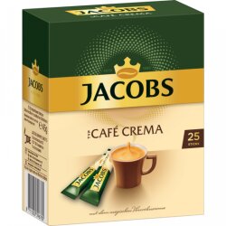 Jacobs Löslicher Kaffee Sticks Cafe Crema 25ST 45g