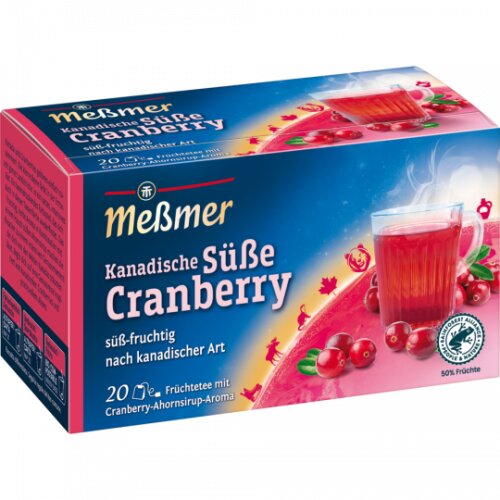 Meßmer Kanadische Süße Cranberry 20ST 45g