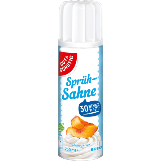 GUT&GÜNSTIG Sprühsahne 20% 250ml