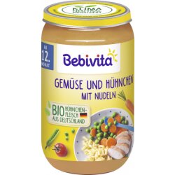 Bio Bebivita Menü Gemüse und Hühnchen mit...