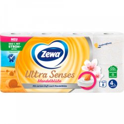 Zewa Ultra Senses Toilettenpapier 4-lagig 8x135BL