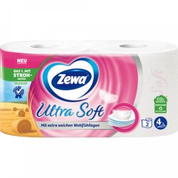 Zewa Ultra Soft Toilettenpapier 4-lagig 2x150BL