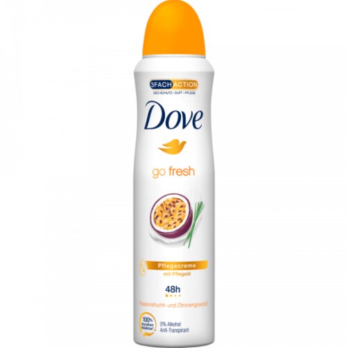 Dove Deo-Spray Go fresh Passionsfrucht-&Zitronengrasduft Anti-Transpirant 150ml