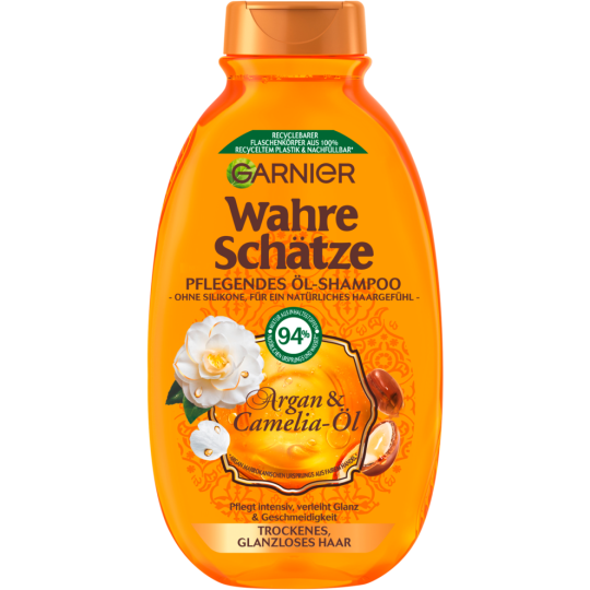 Garnier Wahre Schätze Shampoo Argan+Camelia Öl für trockenes Haar 250ml