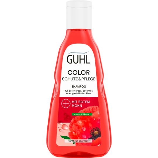 Guhl Farbglanz Shampoo Color Schutz&Pflege für coloriertes,getöntes oder gesträhntes Haar 250ml