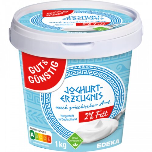 GUT&GÜNSTIG Joghurt-Erzeugnis nach griechischer Art 2% 1kg