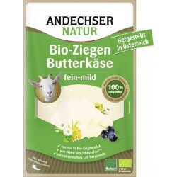 Bio Andechser Natur Ziegen-Butterkäse in Scheiben...