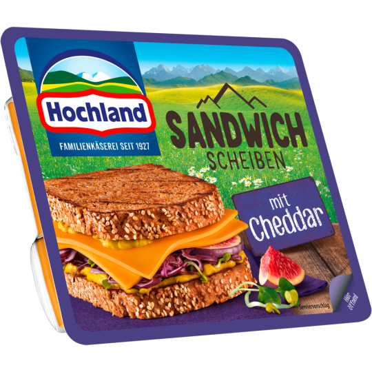 Hochland Sandwich Scheiben Cheddar 50% Rahmstufe 150g