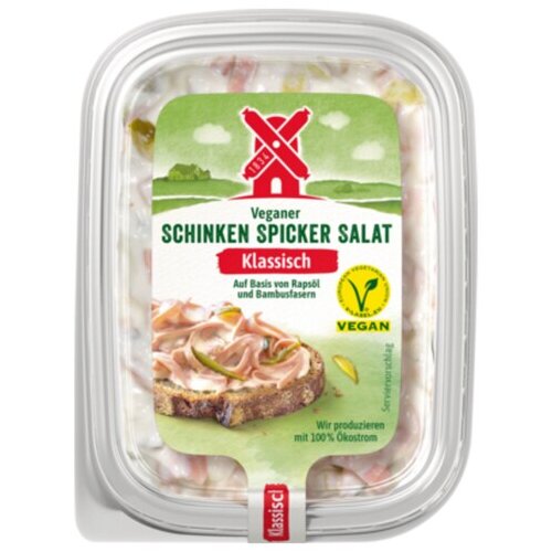 Rügenwalder veganer Schinken Spicker Salat Klassisch 150g