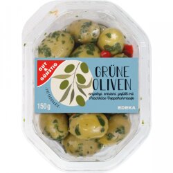 GUT&GÜNSTIG Grüne Oliven mit...
