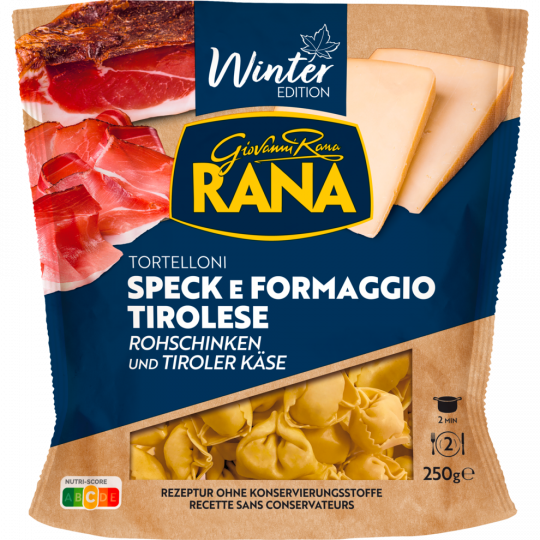 Rana Tortelloni Rohschinken und Tiroler Käse 250g