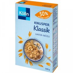 Kölln Knusper Klassik Hafer-Müsli 50% weniger...