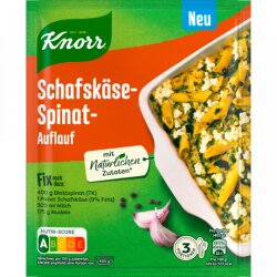 Knorr Fix Spinat-Schafskäse Auflauf 30g