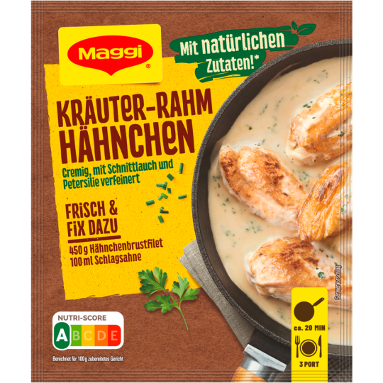 Maggi Fix Kräuter Rahm Hähnchen 35g