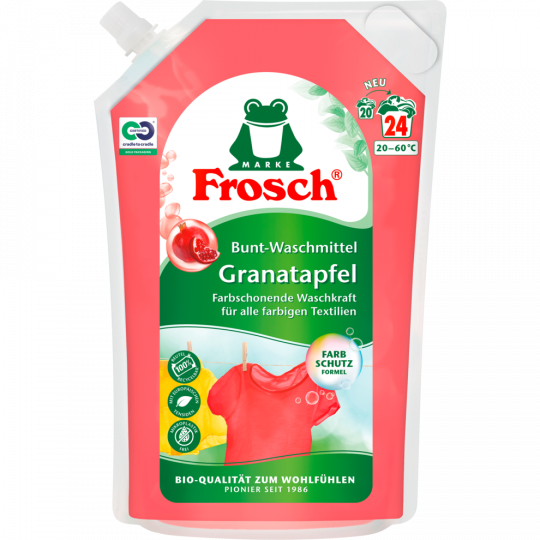 Frosch Waschmittel Granatapfel 1,8l 24WL