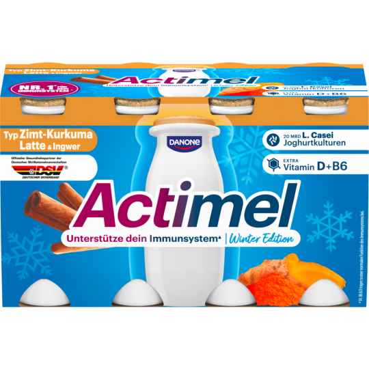 Actimel Kurkuma,Ingwer,Zimt 8x100g