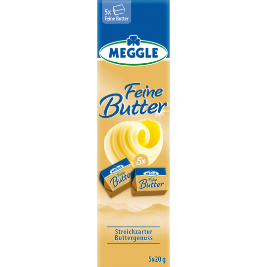 Meggle feine Butter Riegel 5x20g