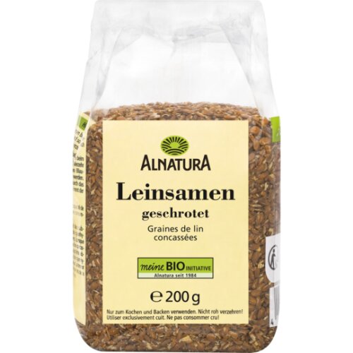 Bio Alnatura Leinsamen geschrotet 200g