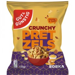 GUT&GÜNSTIG Crunchy Pretzel Honig Senf 125g