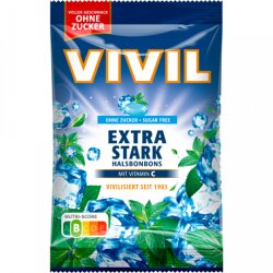 Vivil Hustenbonbons Extra Stark ohne Zucker 120g