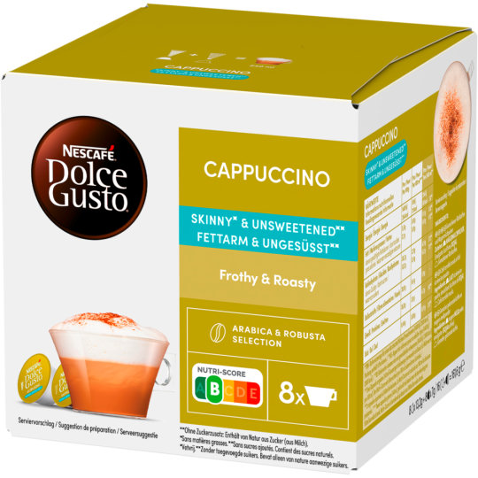 Nescafe Dolce Gusto Cappuccino Unsweetened 8Tassen 161,6g