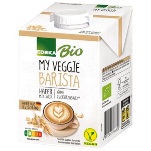 Bio EDEKA My Veggie Veganer Hafer Drink Barista 500ml
