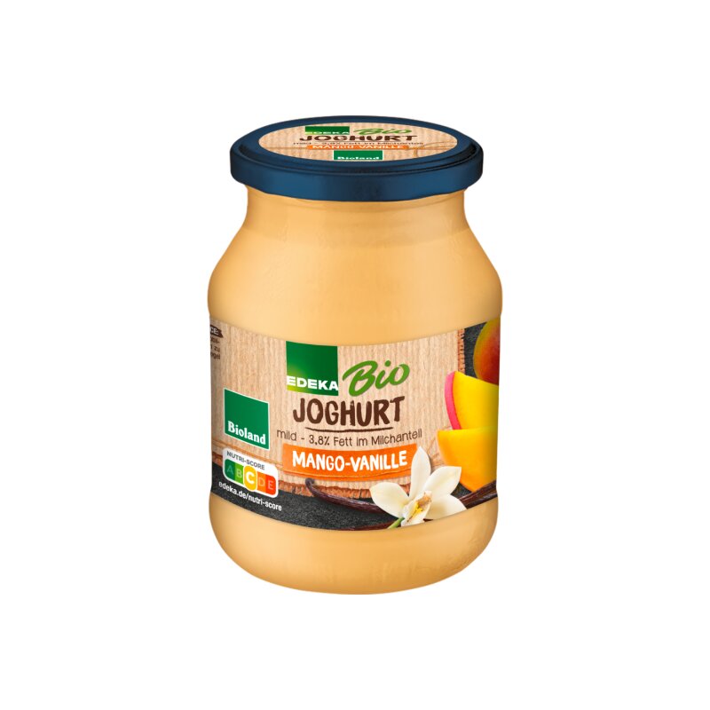 Bio EDEKA Joghurt Mango Vanille 3,8% 500g MW - Lebensmittel-Versand.e