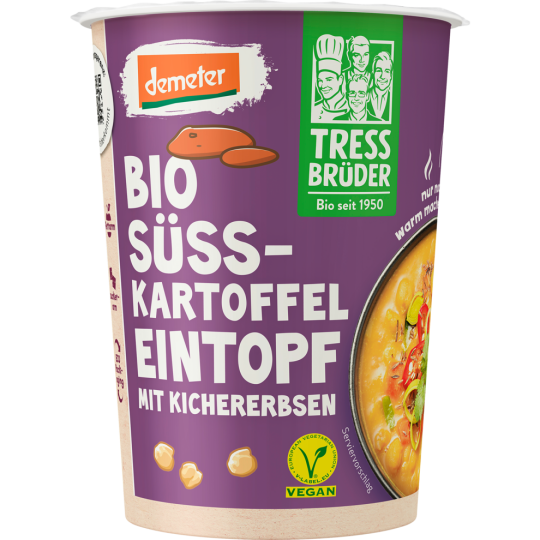Demeter Tress Brüder Süßkartoffel Eintopf mit Kichererbsen 400g