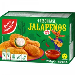 GUT&GÜNSTIG Frischkäse Jalapenos 250g