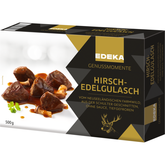 EDEKA Genussmomente Hirschedelgulasch 500g