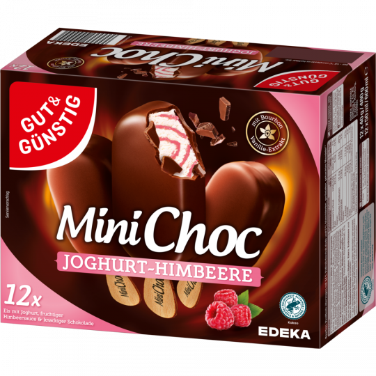 GUT&GÜNSTIG Mini Choc Joghurt Himbeere 12x50ml