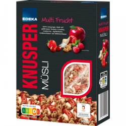 EDEKA Premium Knusper Multifrucht Müsli 500g